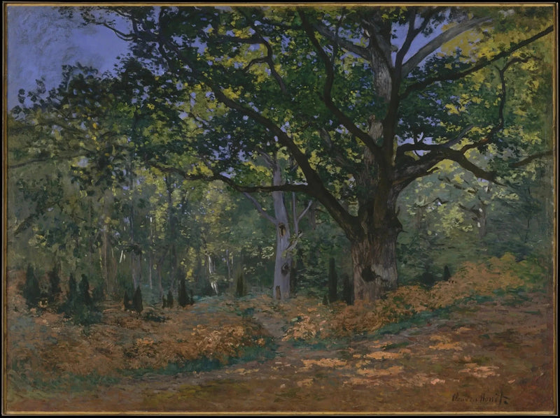 Bodmer Oak, Fontainebleau metsä W60 - Claude Monet