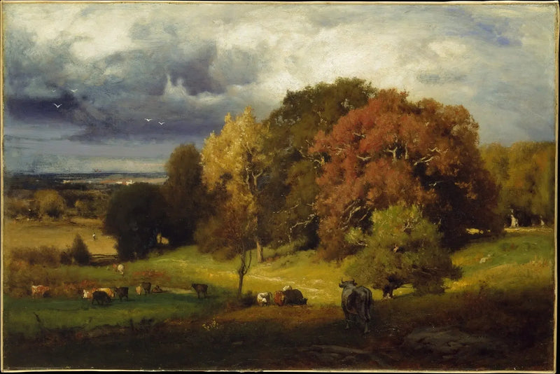 Syksyn tammet - George Inness
