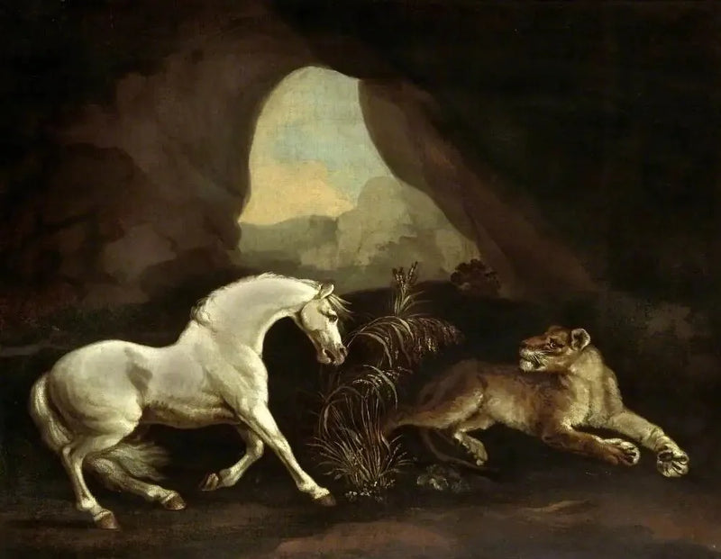 Hevonen ja naarasleijona - George Stubbs