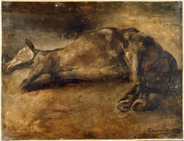 Kuollut hevonen - Théodore Géricault