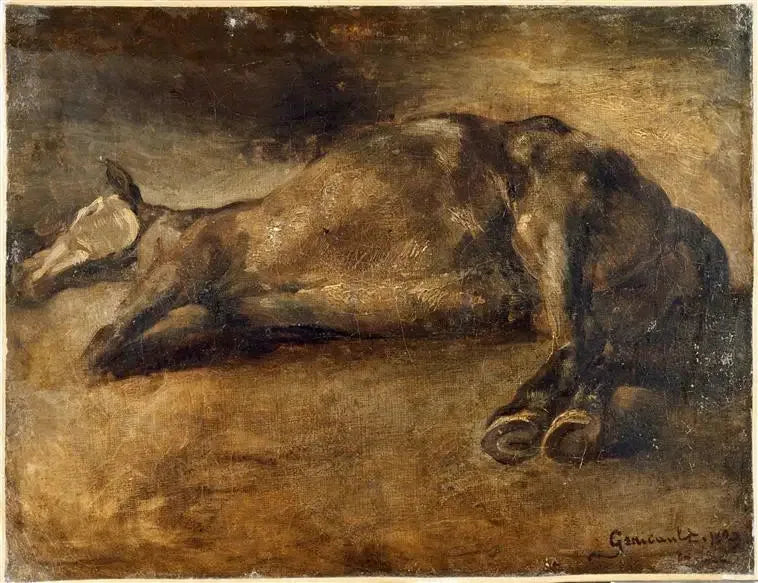 Kuollut hevonen - Théodore Géricault