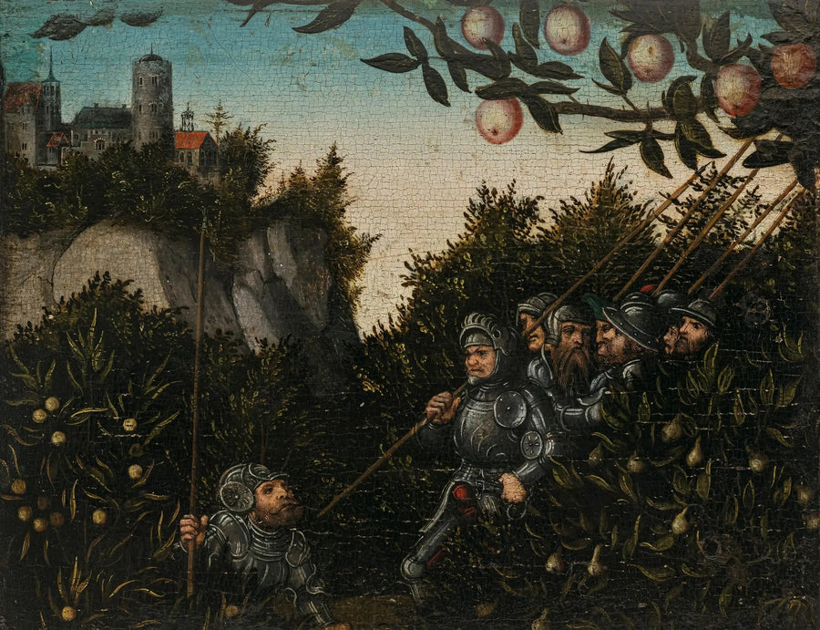 Ritarit maisemassa - Lucas Cranach vanhempi