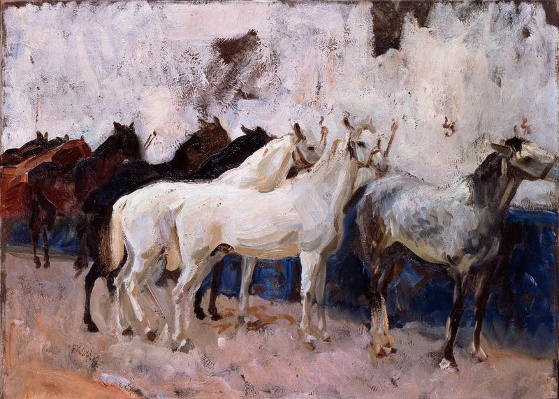 Hevoset Palmanassa - John Singer Sargent