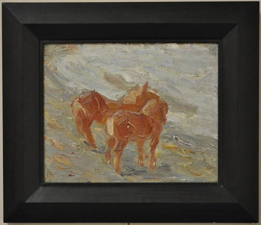 Hevoset meren rannalla - Franz Marc
