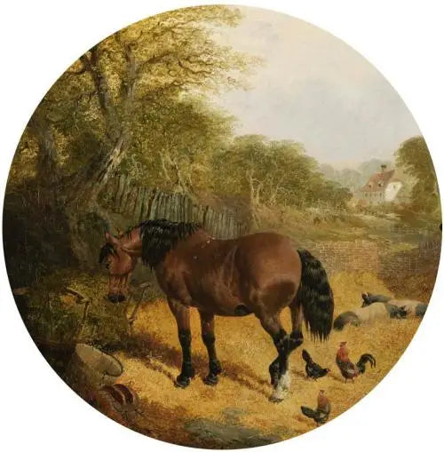 Hevoset, siat ja linnut - John Frederick Herring, Sr.