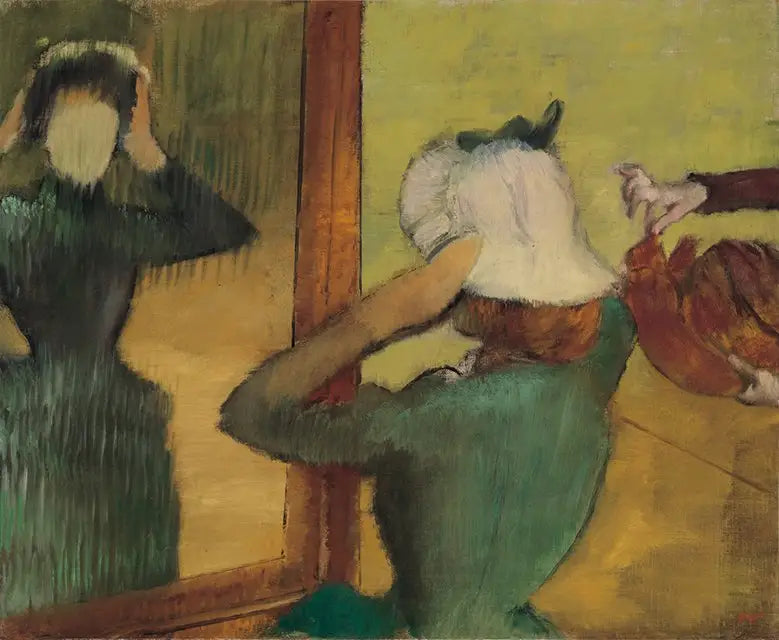 Hatuntekijän luona - Edgar Degas