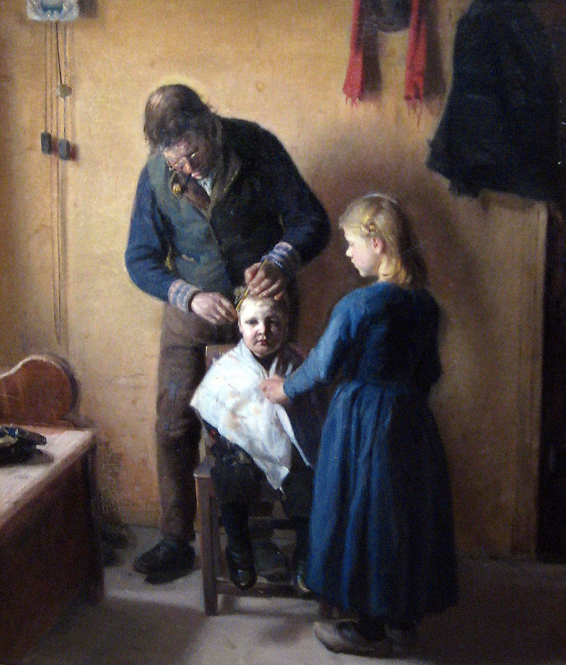 Kampaajalla - Anna Ancher