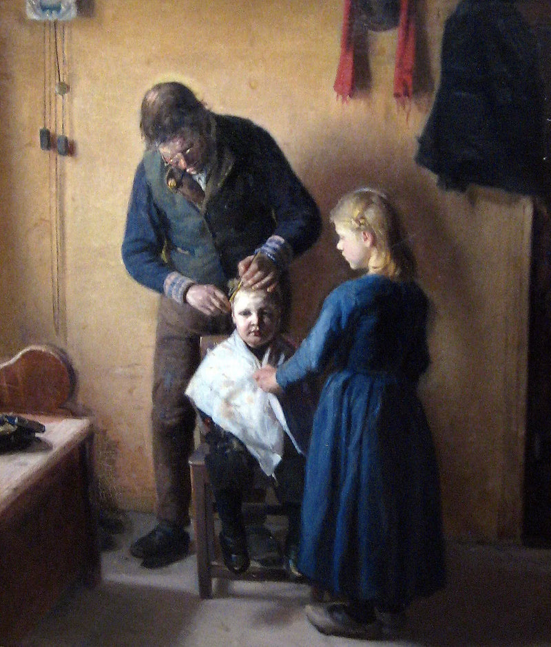 Kampaajalla - Anna Ancher