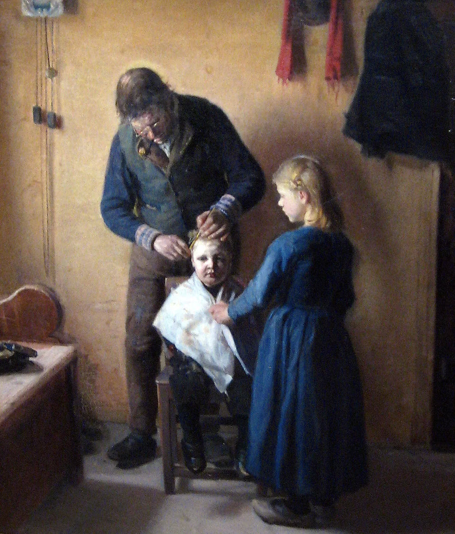 Kampaajalla - Anna Ancher