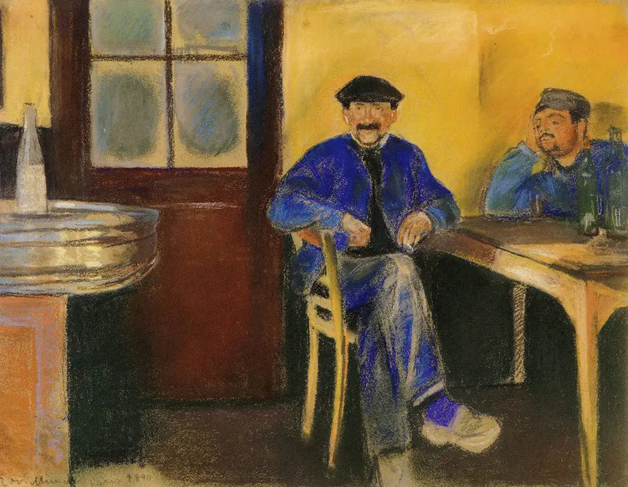 Viinikauppiaan luona - Edvard Munch