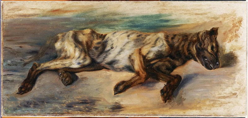 Kuollut koira - Eugène Delacroix