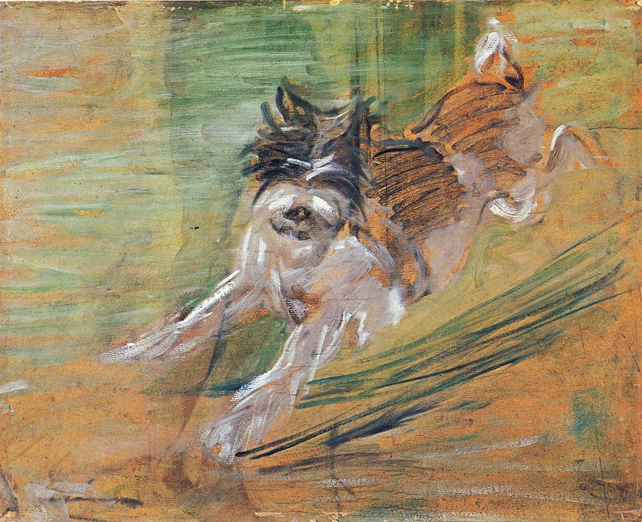 Hyppivä koira - Franz Marc