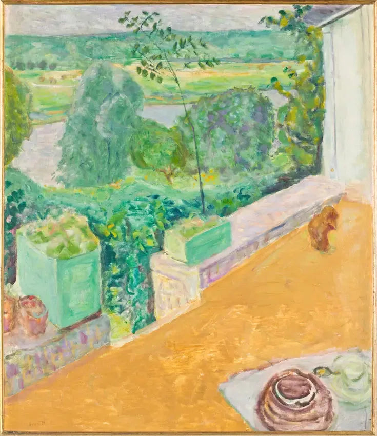 Koira terassilla - Pierre Bonnard