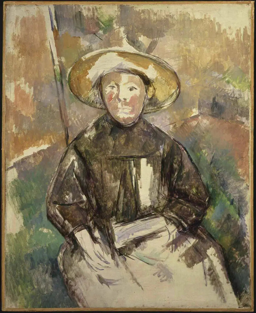 Lapsi olkihatussa - Paul Cézanne