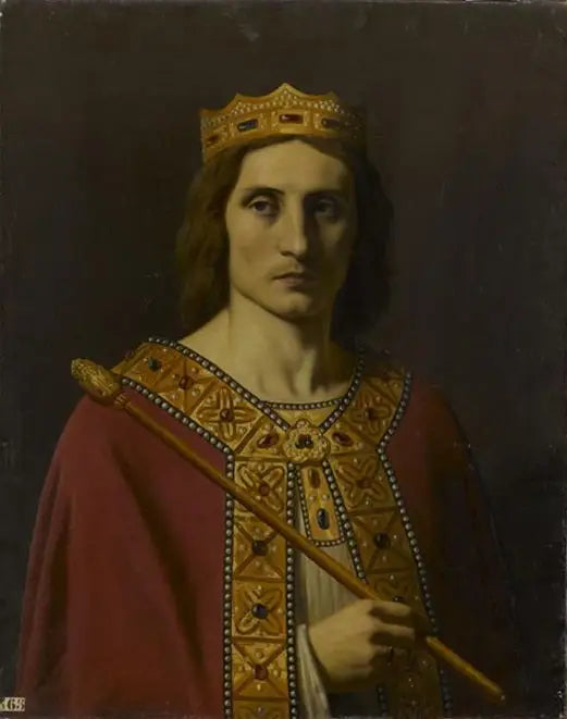 Childéric II (noin 653-675), Austrasian, Neustri ja Burgundian kuningas - Émile Signol