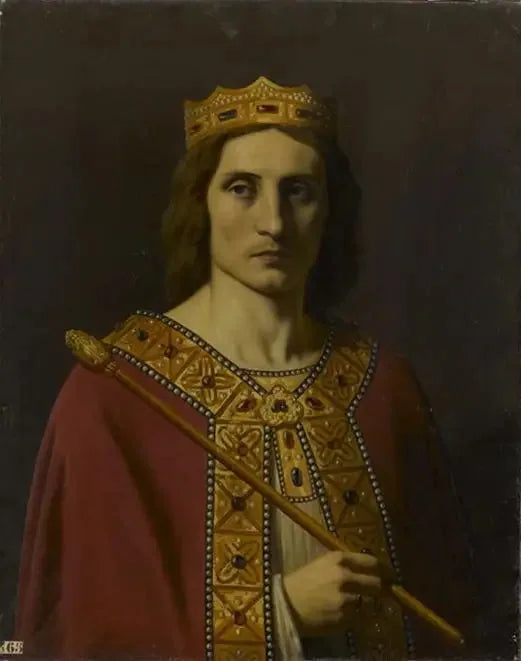 Childéric II (noin 653-675), Austrasian, Neustri ja Burgundian kuningas - Émile Signol