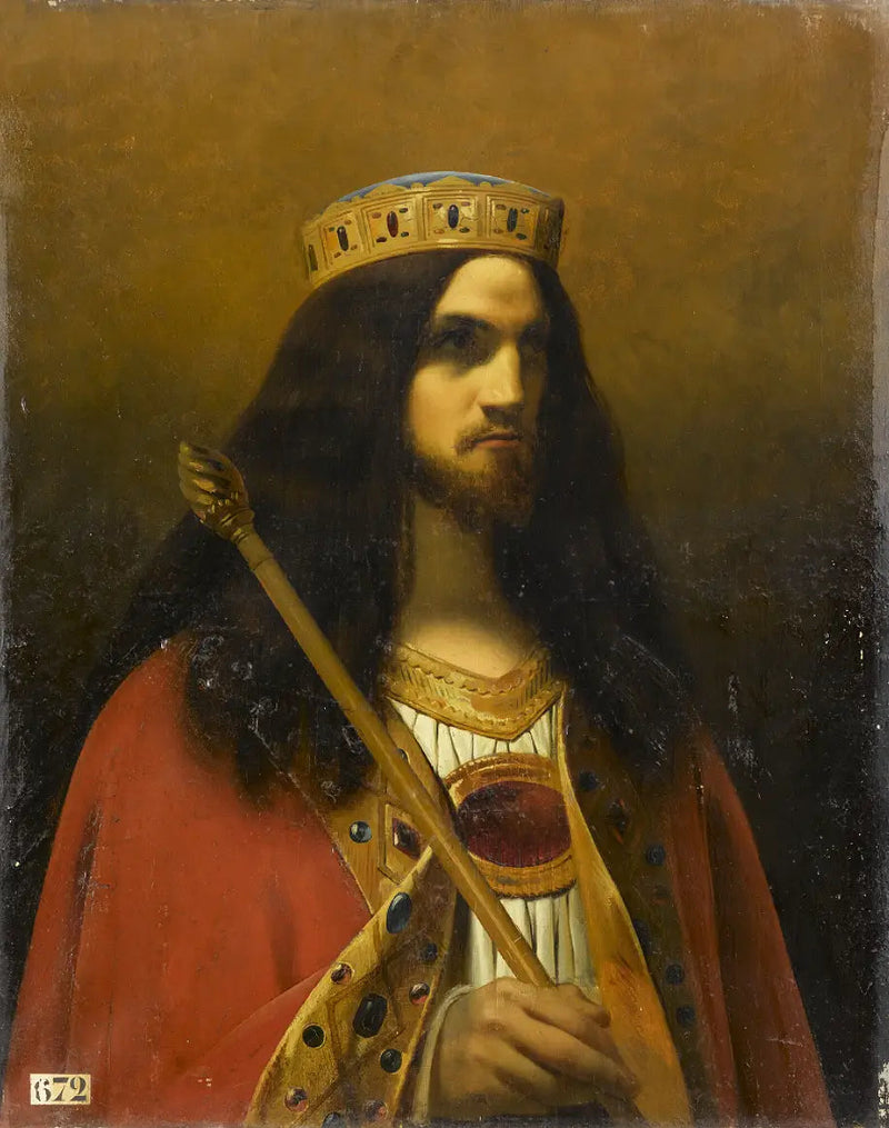 Childéric III, frankkien kuningas - Émile Signol