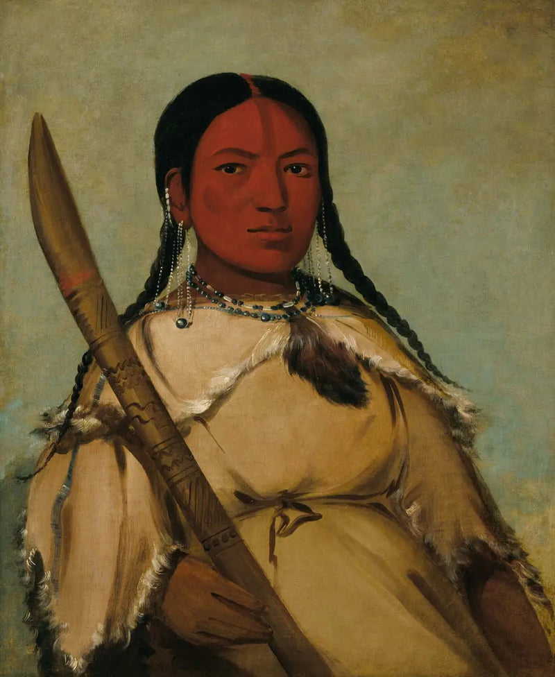Chin-cha-pee, hyönteinen, joka ryömii tulen, naisen pää kuin kyyhkyn munan - George Catlin
