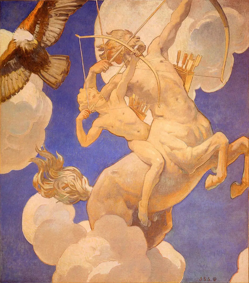 Chiron ja Achille - John Singer Sargent