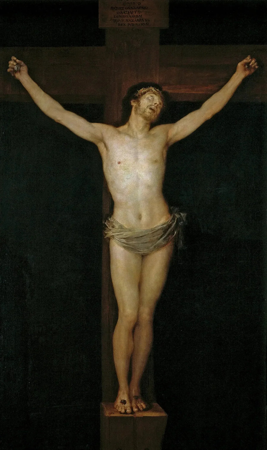 Ristiinnaulittu Kristus - Francisco de Goya