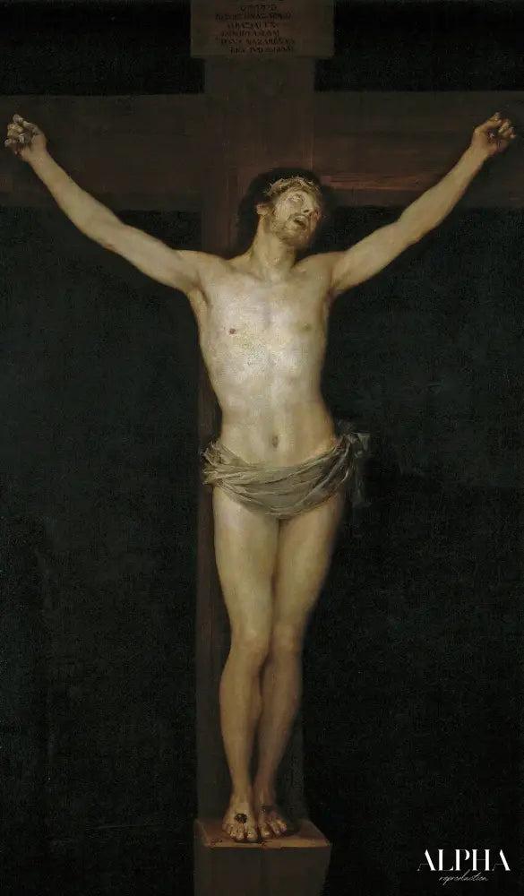 Christ crucifié - Francisco de Goya - Reproductions de tableaux et peintures haut de gamme