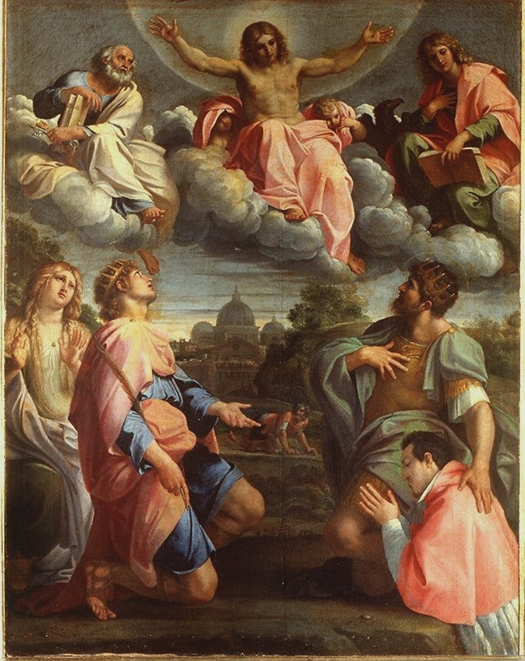 Kristus kirkkaudessa - Annibale Carracci