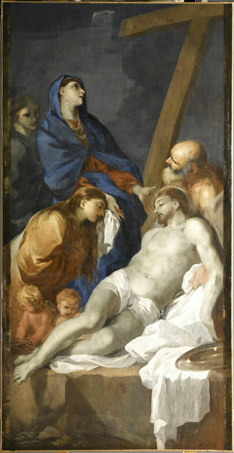 Le Christ descendu de la Croix - Sébastien Bourdon