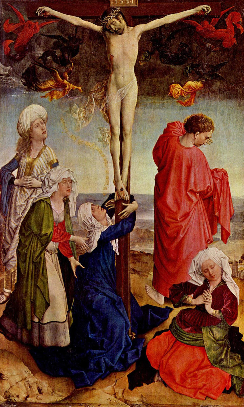 Kristus ristiinnaulittuna - Robert Campin