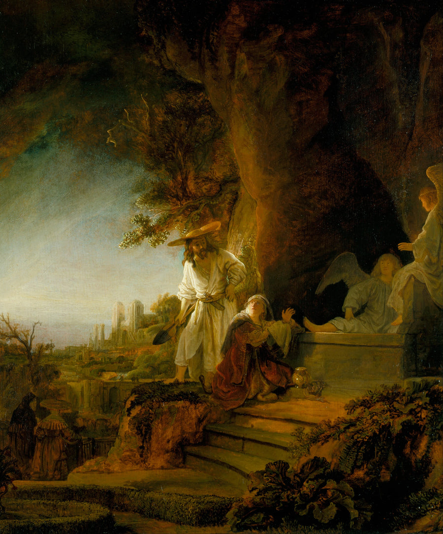 Kristus ilmestyy puutarhurina Maria Magdaleenalle - Rembrandt