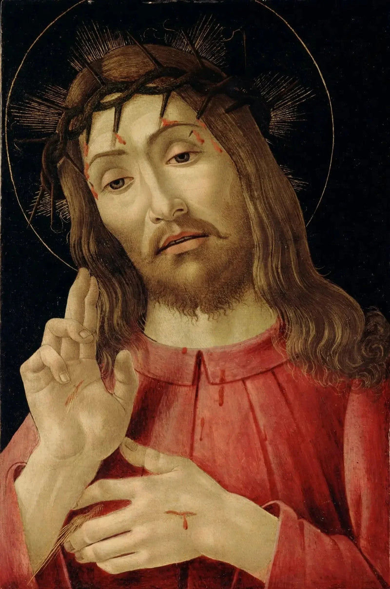 Vapahtaja siunaten - Sandro Botticelli