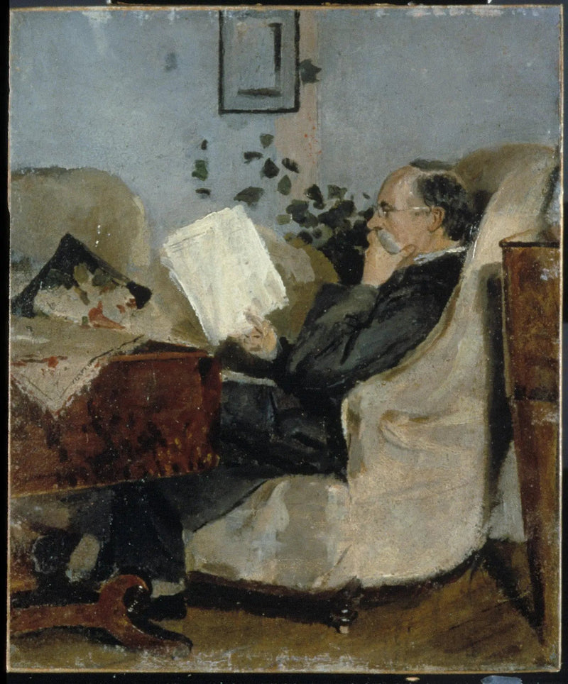 Christian Munch sohvalla - Edvard Munch