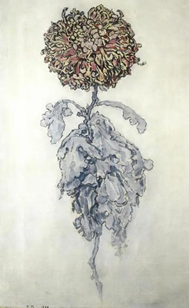 Krysanteemi - Piet Mondrian