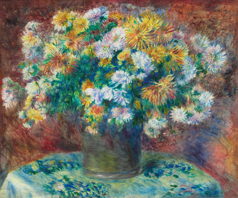 Krysanteemit - Pierre-Auguste Renoir