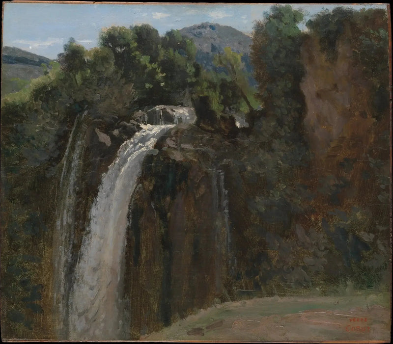 Terni-vesiputous - Jean-Baptiste Camille Corot