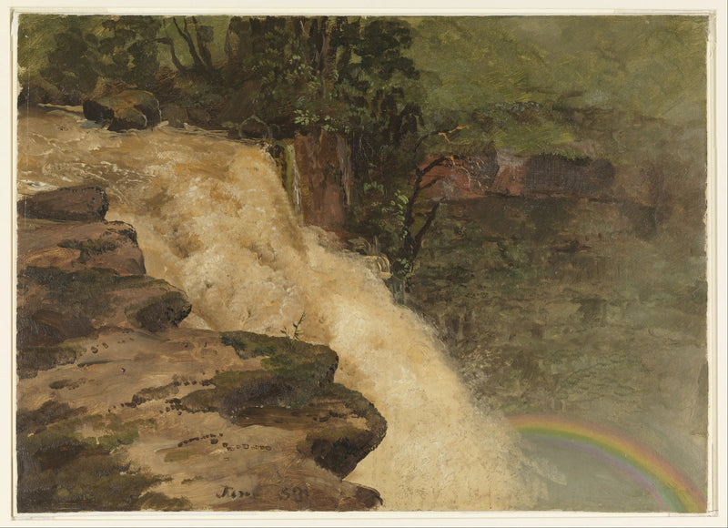 Vesiputous Kolumbiassa - Frederic Edwin Church