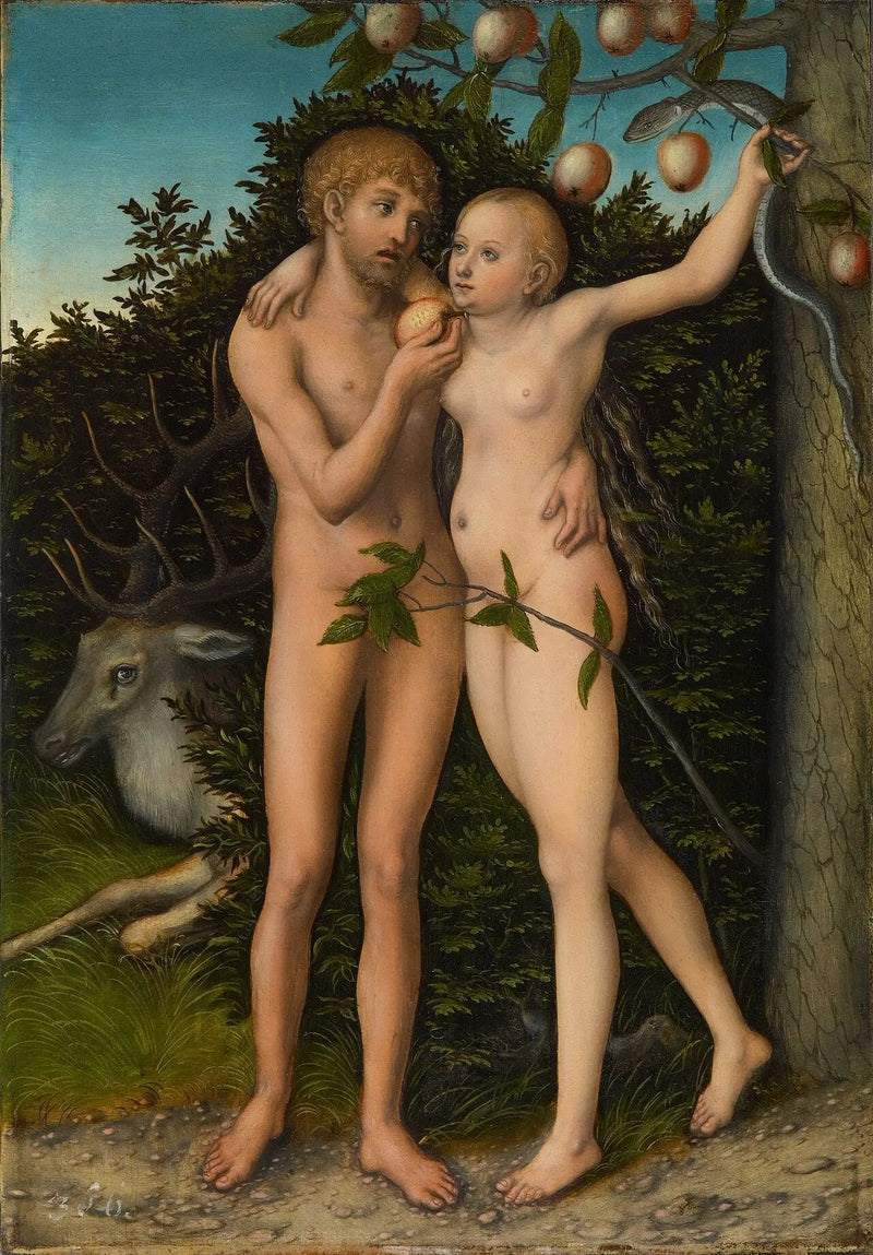 Miehen putoaminen - Lucas Cranach vanhempi