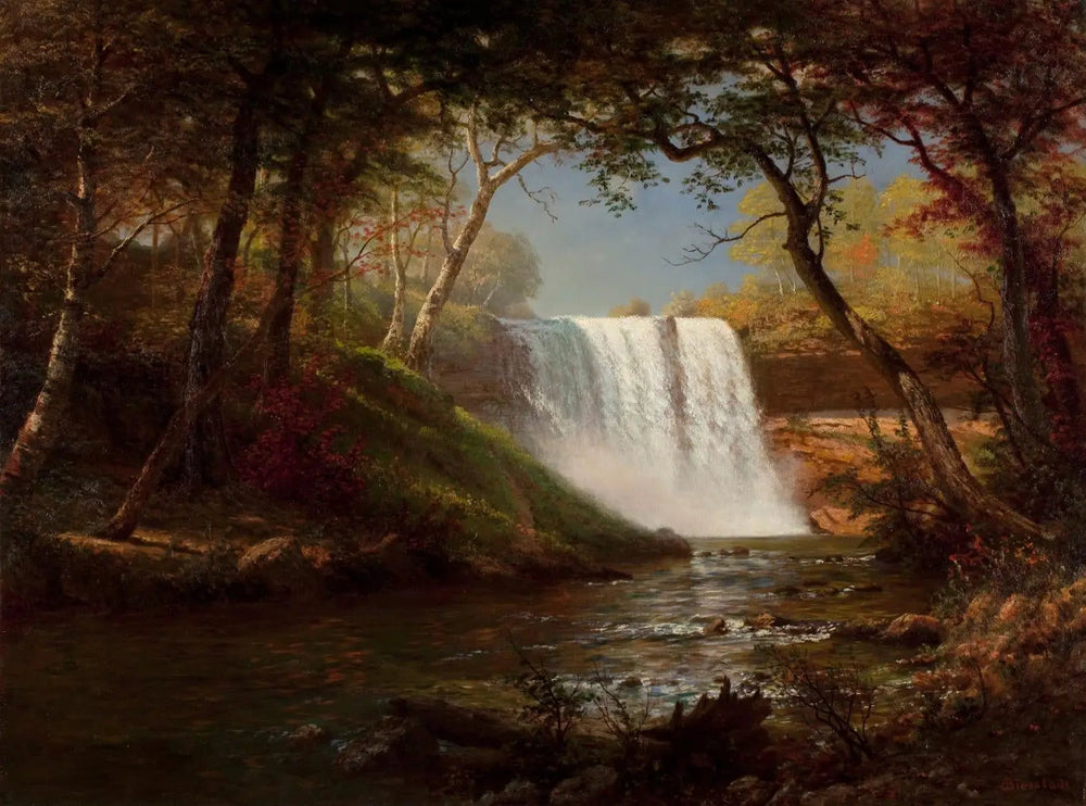 Chutes de Minnehaha - Albert Bierstadt - Alpha Reproduction