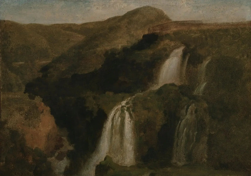 Tivolin pudotukset - Jean-Baptiste Camille Corot