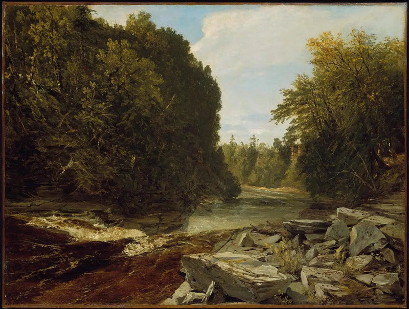 Trentonin putoukset, New York - John Frederick Kensett