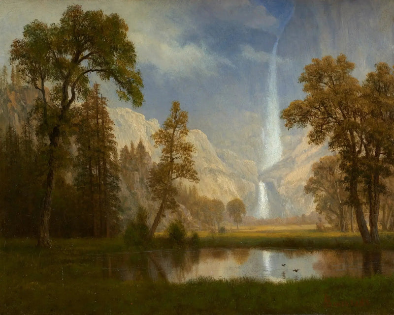 Yosemite-putoukset - Albert Bierstadt