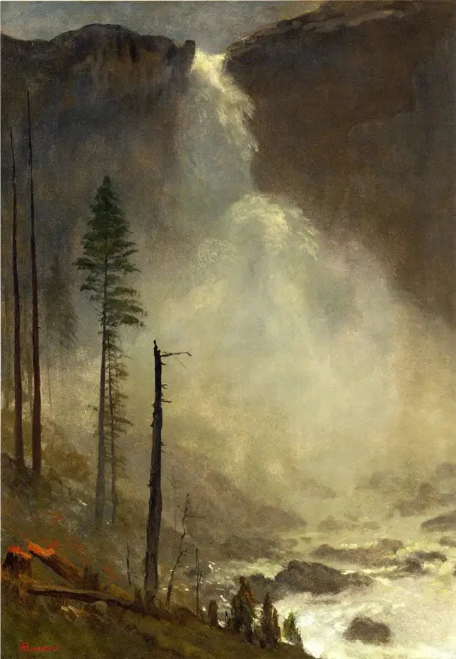 Nevadan putoukset - Albert Bierstadt