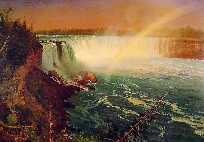 Niagaran putoukset sateenkaaren kanssa - Albert Bierstadt