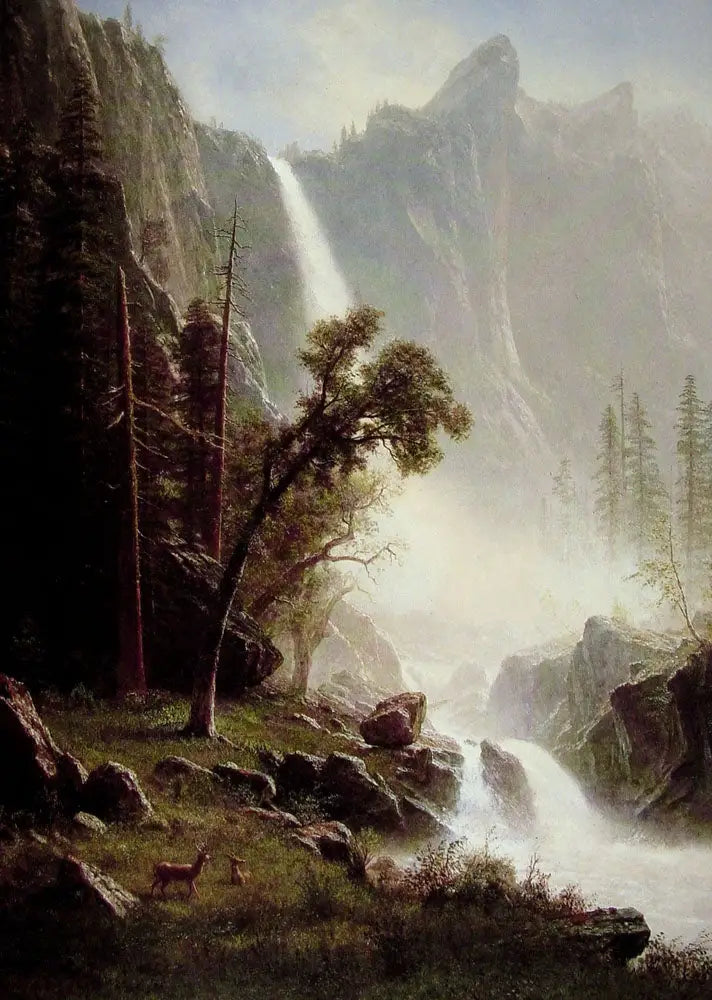 Mariéenhuntuputoukset, Yosemite - Albert Bierstadt