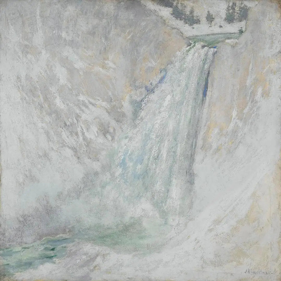 Yellowstone-altaan alimmat pudotukset - John Henry Twachtman
