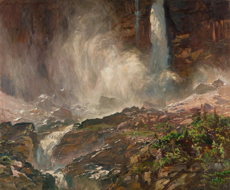 Yoho-vesiputoukset - John Singer Sargent