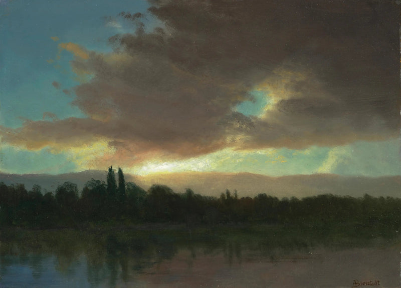 Ilta-taivas - Albert Bierstadt