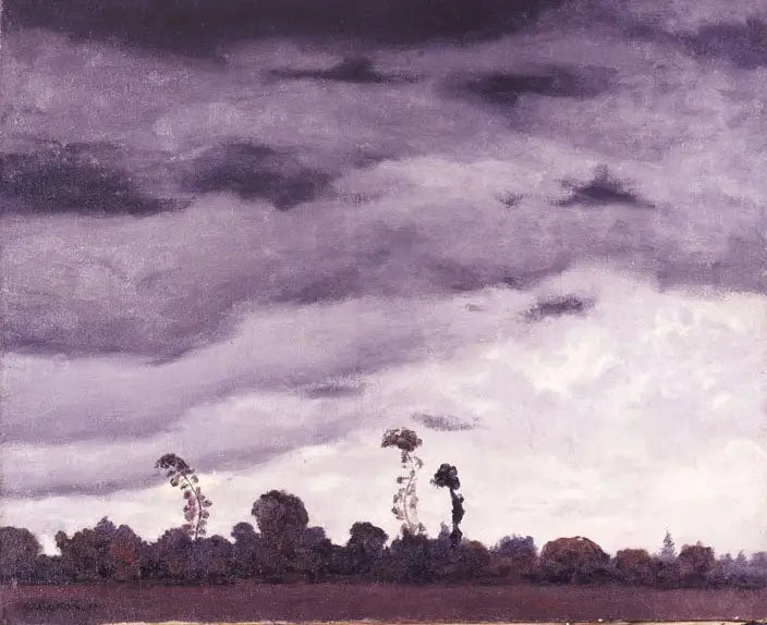 Harmaa taivas, musta taivas - Félix Vallotton