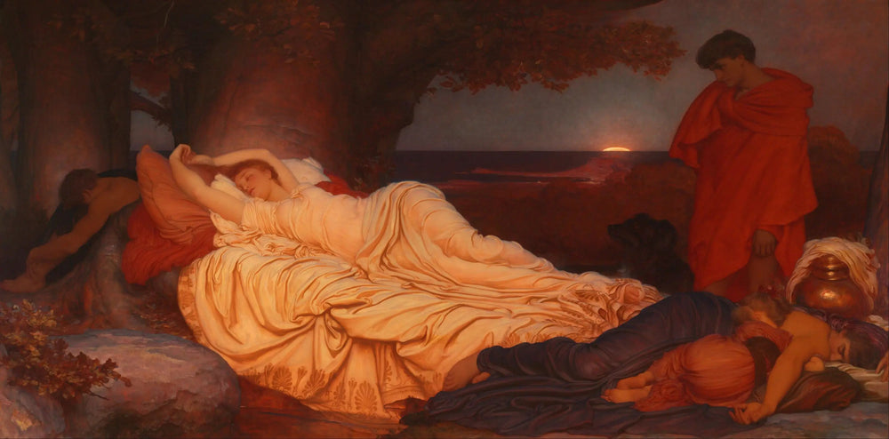 Cimon et Iphigénie - Frederic Leighton image 1 reproduction d’œuvre d’art à l’huile