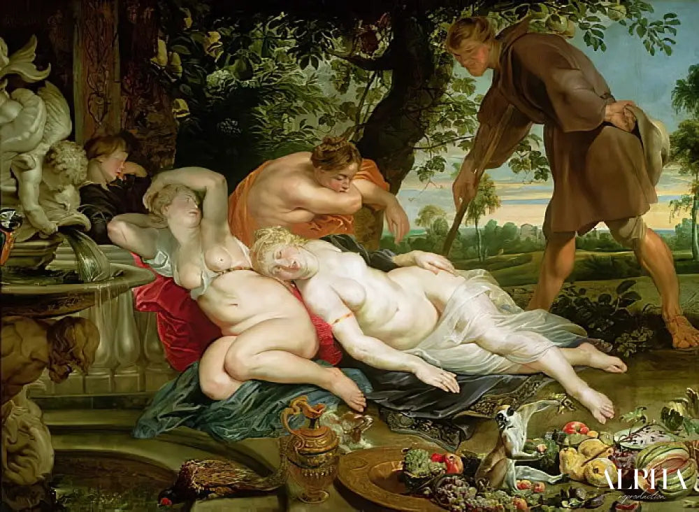 Cimon et Iphigénie - Peter Paul Rubens - Reproductions de tableaux et peintures haut de gamme