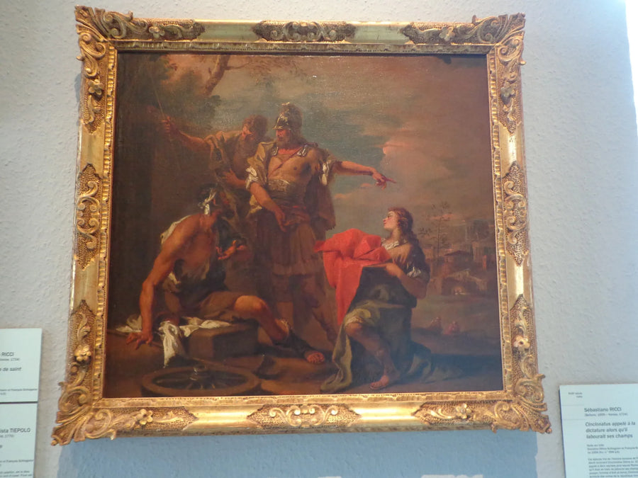 Cincinnatus kutsuttu kentälle - Sebastiano Ricci